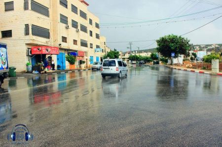 خاص/ صور : أمطار الخير الاولى في بلدة الزبابدة 